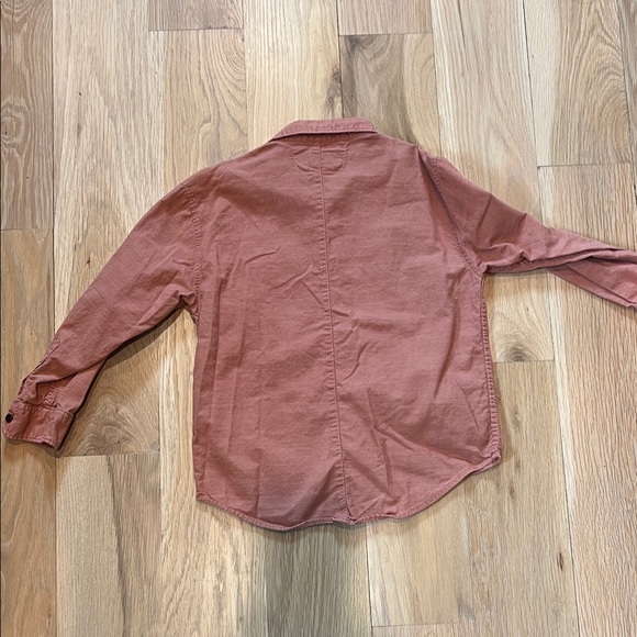 Zara Kids Rust Button-Down Shirt - Picture 6 of 6